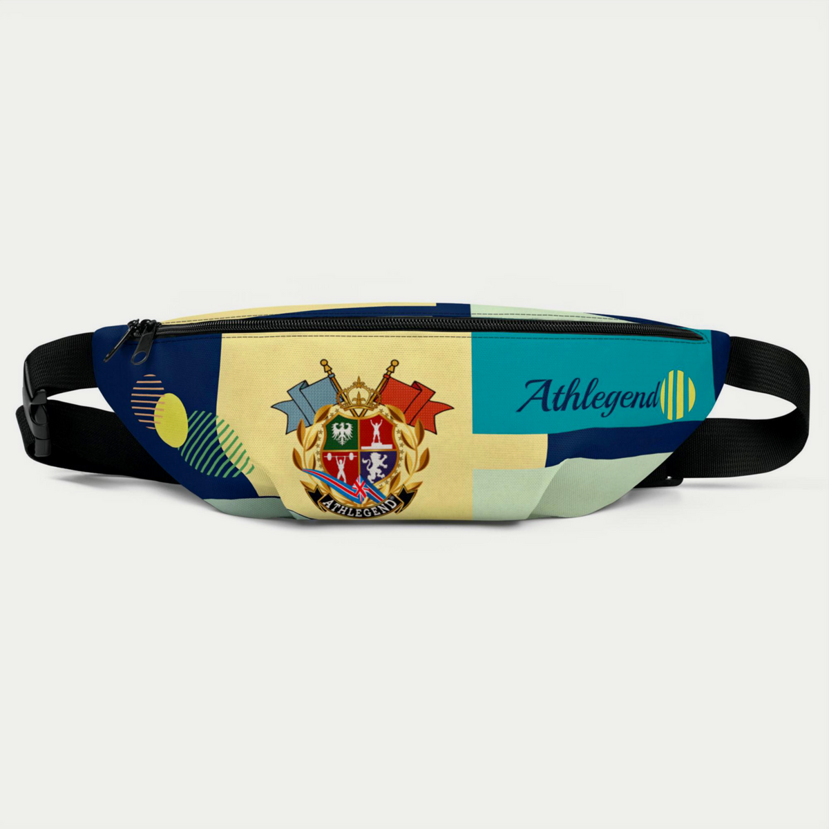 Athlegend 2 Flags Signature Crest Fanny Pack