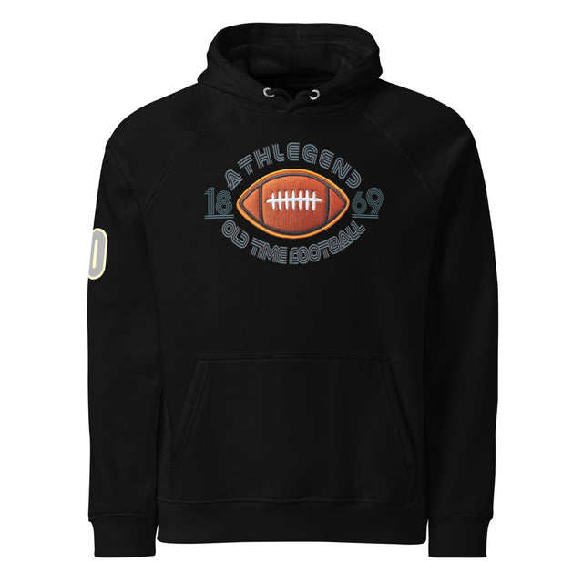 Athlegend Old Time Baller Unisex eco raglan hoodie