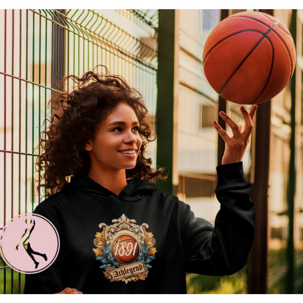 Athlegend 1891 Ladies B-Ball Legacy Crop Hoodie