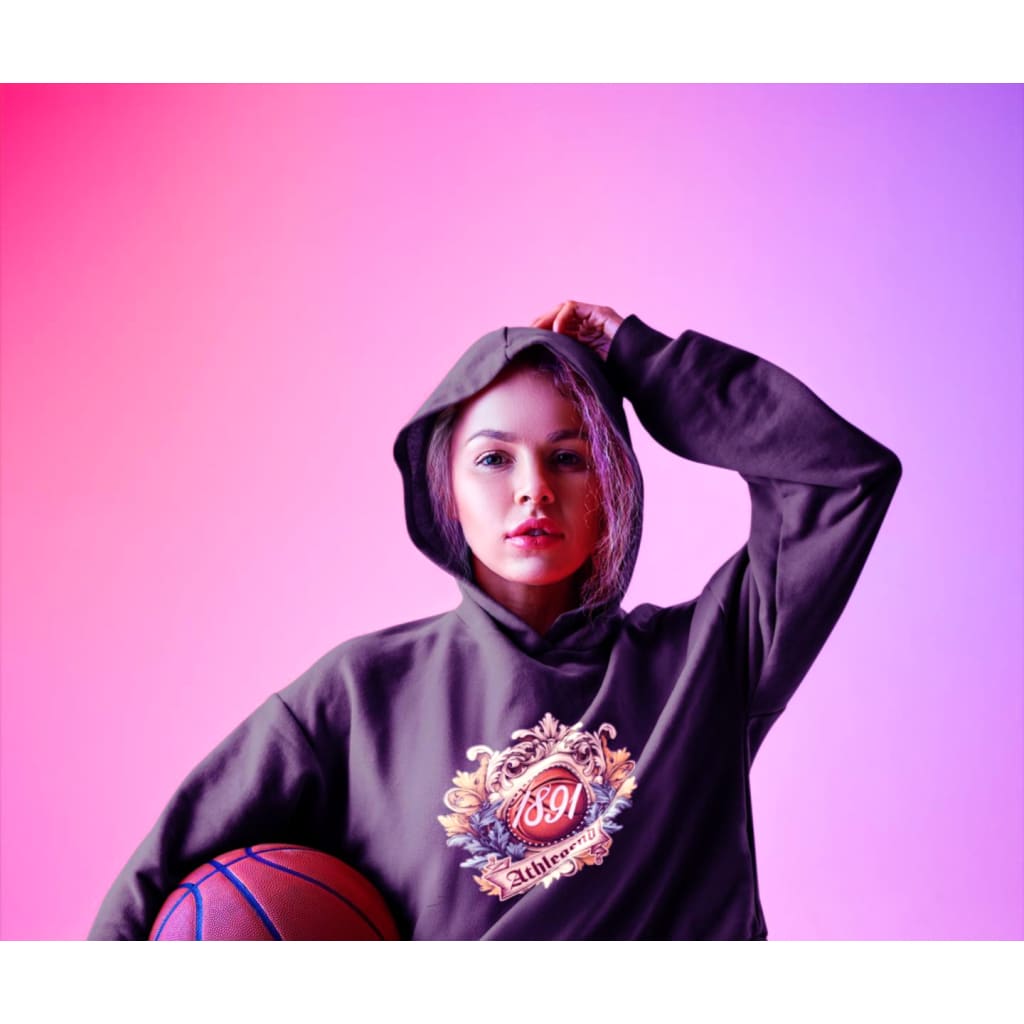 Athlegend 1891 Ladies B-Ball Legacy Crop Hoodie