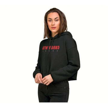 Athlegend 5 Star Retro Ladies Crop Hoodie - Hoodie,