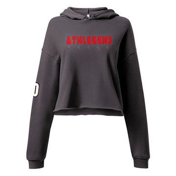 Athlegend 5 Star Retro Ladies Crop Hoodie - Hoodie,