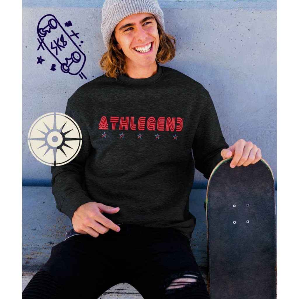 Athlegend 5 Star Retro Unisex Premium Sweatshirt
