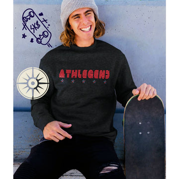 Athlegend 5 Star Retro Unisex Premium Sweatshirt