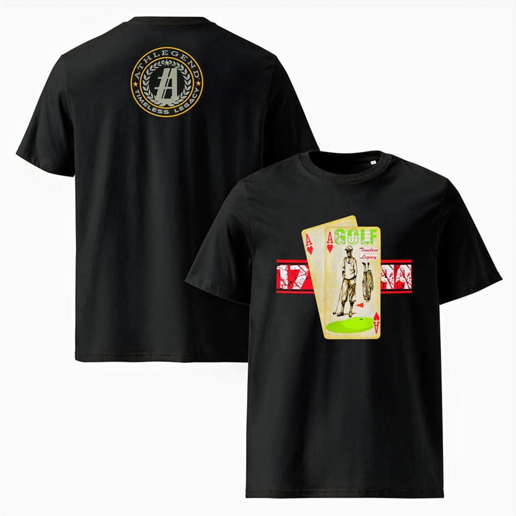 Athlegend Aces Card Retro Heritage Unisex organic cotton