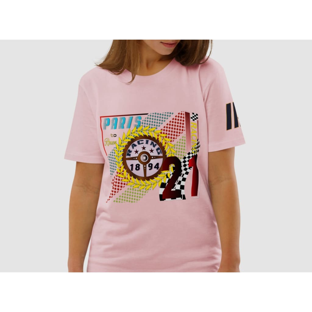 Athlegend Auto Racer Unisex Organic Cotton T-Shirt - T-SHIRT