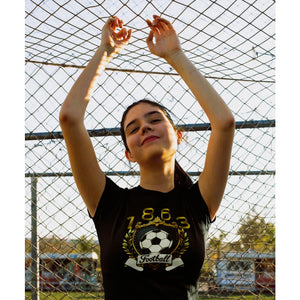 Athlegend Classic Football History Women’s crop top t-shirt
