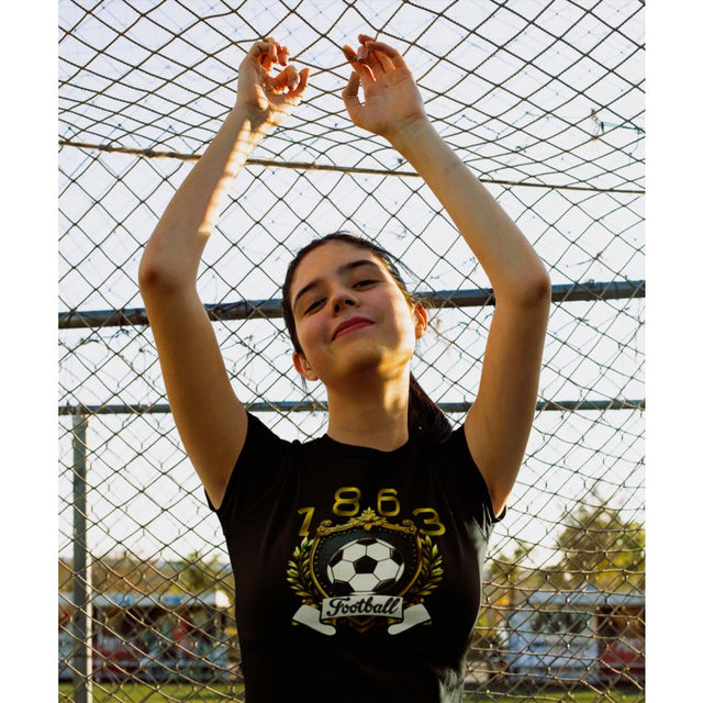 Athlegend Classic Football History Women’s crop top t-shirt
