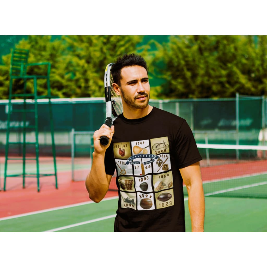 Athlegend Classic Sports Legacy Collage t-shirt
