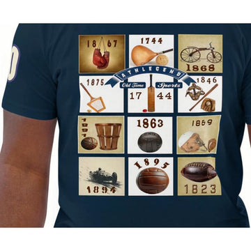 Athlegend Classic Sports Legacy Collage t-shirt