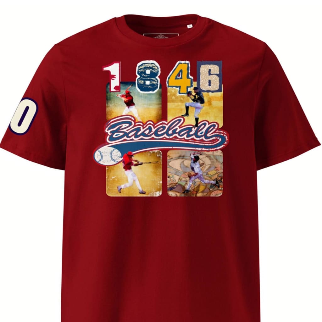 Athlegend Classic Vintage Home Run organic cotton unisex