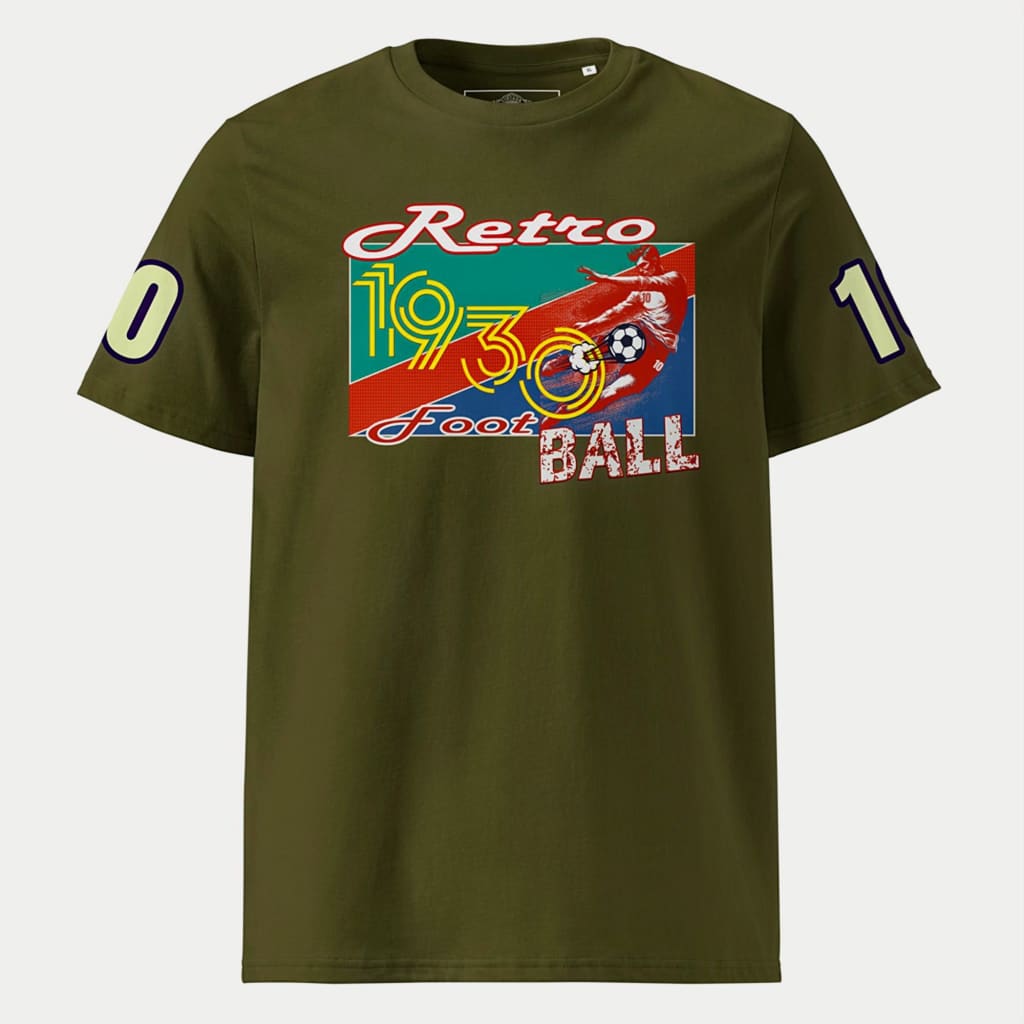 Athlegend Game One Retro Unisex Organic Cotton T-Shirt