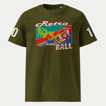 Athlegend Game One Retro Unisex Organic Cotton T-Shirt
