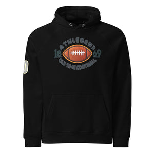 Athlegend Old Time Baller Unisex eco raglan hoodie