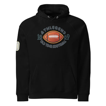 Athlegend Old Time Baller Unisex eco raglan hoodie
