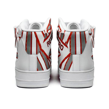Athlegend Retro 10 high Top Basketball Sneakers (Red)
