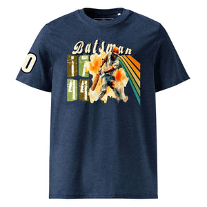 Athlegend Retro Batsman Unisex organic cotton t-shirt