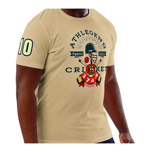 Athlegend Retro Cricket Club Unisex Organic Cotton T-Shirt