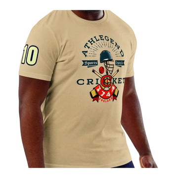 Athlegend Retro Cricket Club Unisex Organic Cotton T-Shirt