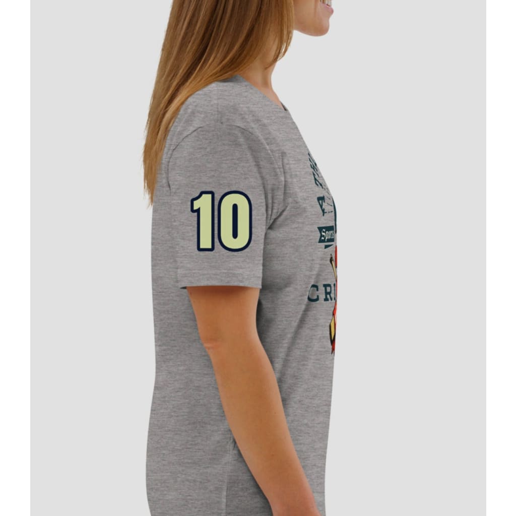 Athlegend Retro Cricket Club Unisex Organic Cotton T-Shirt