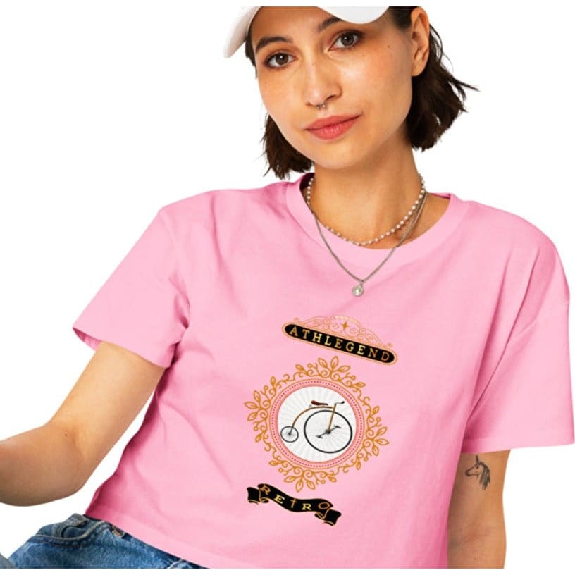 Athlegend Retro Cycling Women’s crop tee - T-SHIRT