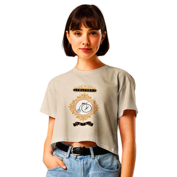 Athlegend Retro Cycling Women’s crop tee - T-SHIRT