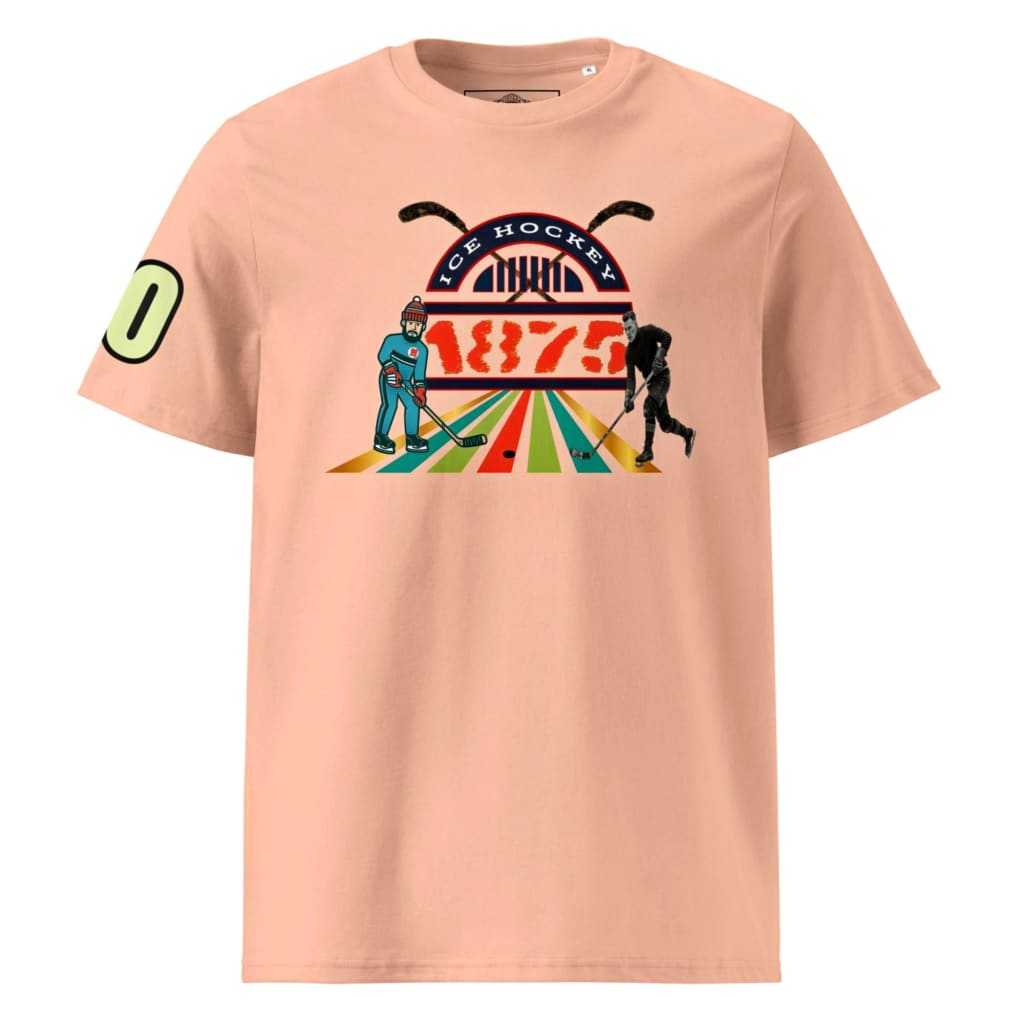 Athlegend Retro Puck Unisex Organic Cotton T-Shirt - T-SHIRT