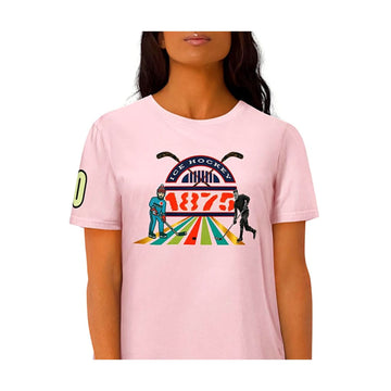 Athlegend Retro Puck Unisex Organic Cotton T-Shirt - T-SHIRT
