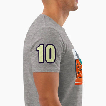 Athlegend Retro Sprinter Unisex Organic Cotton T-Shirt