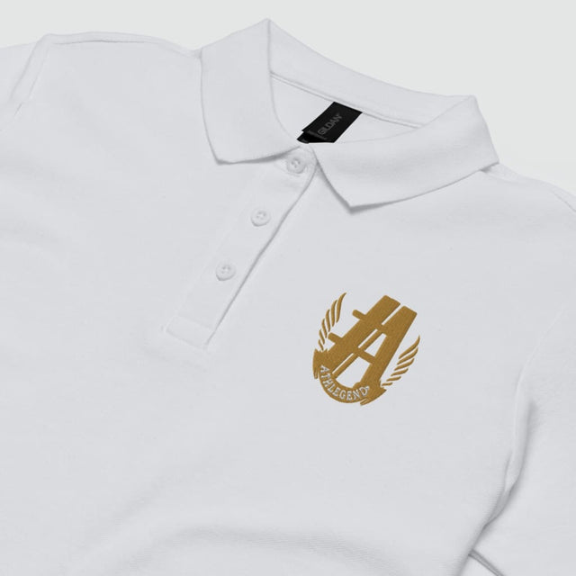 Athlegend Retro Wings Batswoman Ladies pique polo shirt