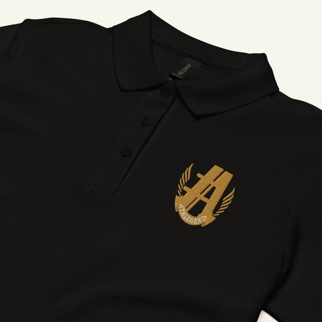 Athlegend Retro Wings Batswoman Ladies pique polo shirt