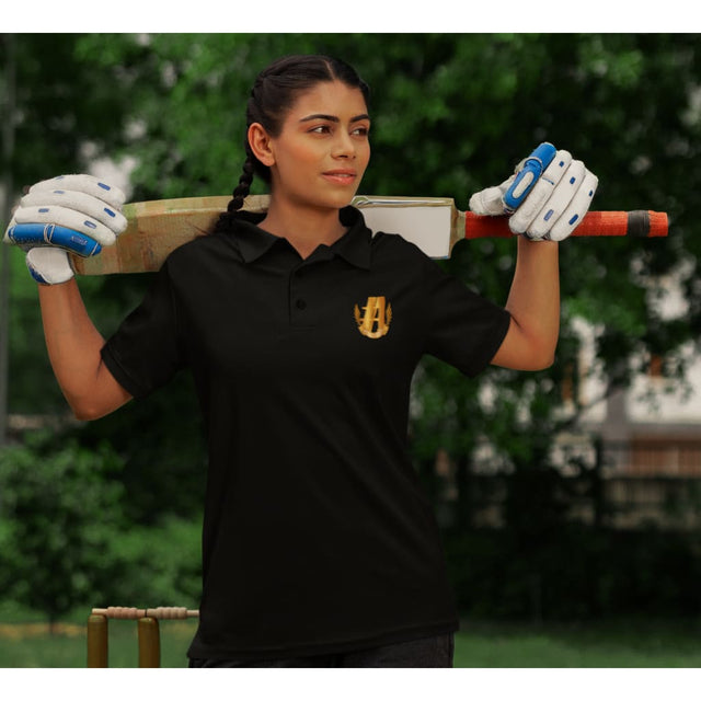 Athlegend Retro Wings Batswoman Ladies pique polo shirt