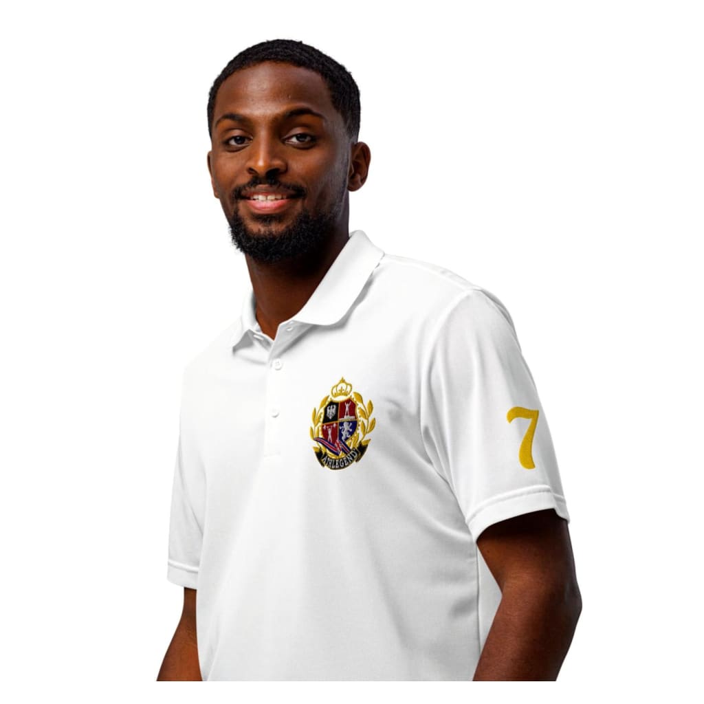 Athlegend Signature Vintage Crest Adidas Unisex Sport Polo