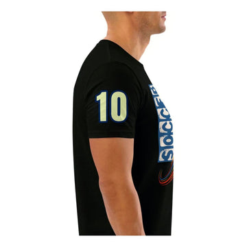 Athlegend Soccer Rave Retro Unisex Organic Cotton T-Shirt