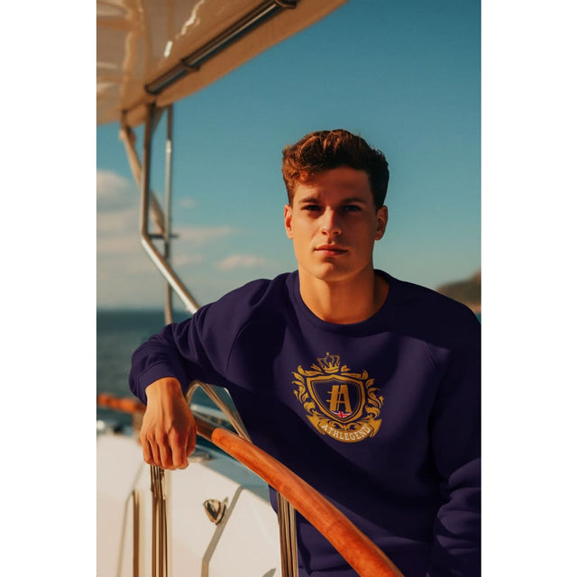 Athlegend Vintage Crest Unisex organic sweatshirt
