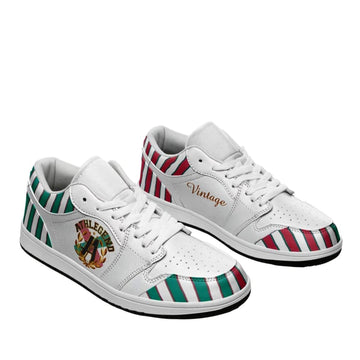 Athlegend Vintage Streak Ladies Low Top Leather Sneakers