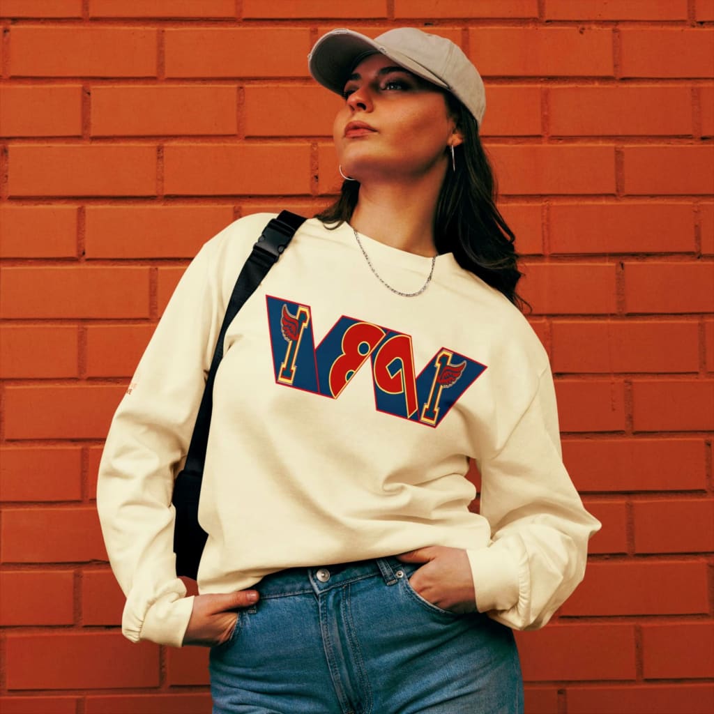 Athlegend Worldwide Retro Basketball Unisex long sleeve