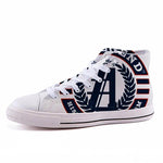 The Athlegend "Greatness Logo" High-top fashion canvas shoes