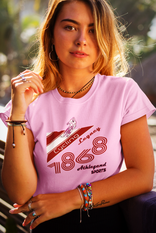 Athlegend Cycle Star Ladies Retro Tee